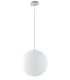 Outdoor Globe Pendant, White, IP65, E27 - 1