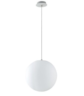 Outdoor Globe Pendant, White, IP65, E27 - 1
