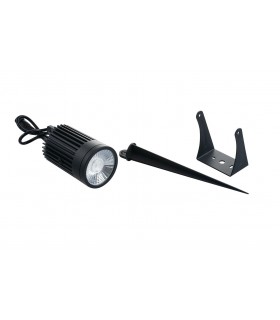 Outdoor LED Aluminium Flood Light With
Spike Included, Black, IP67, Rgb+4000K - 1