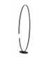 Integrated LED Circular Floor Lamp, Black, 4000K - 1