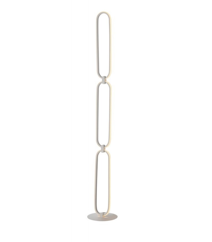 Integrated LED Floor Globe Lamp, White, 4000K - 1