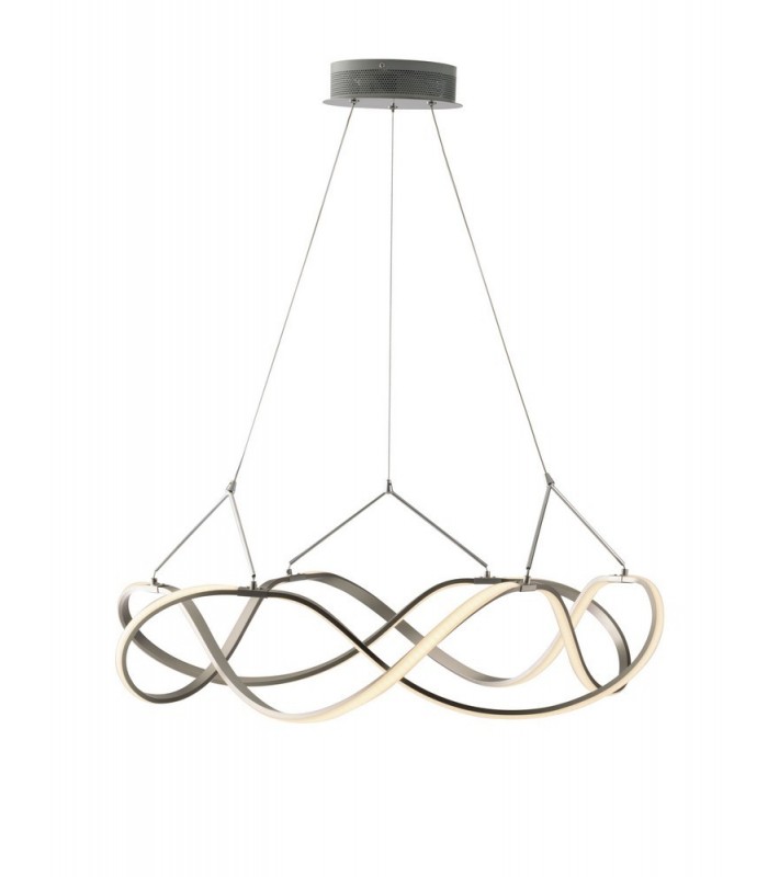 Integrated LED Ceiling Pendant, Nickel, 4000K - 1