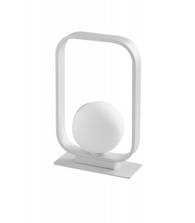 Table Globe Lamp Frame, White, G9 - 1