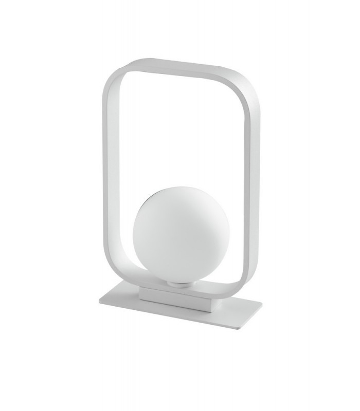 Table Globe Lamp Frame, White, G9 - 1