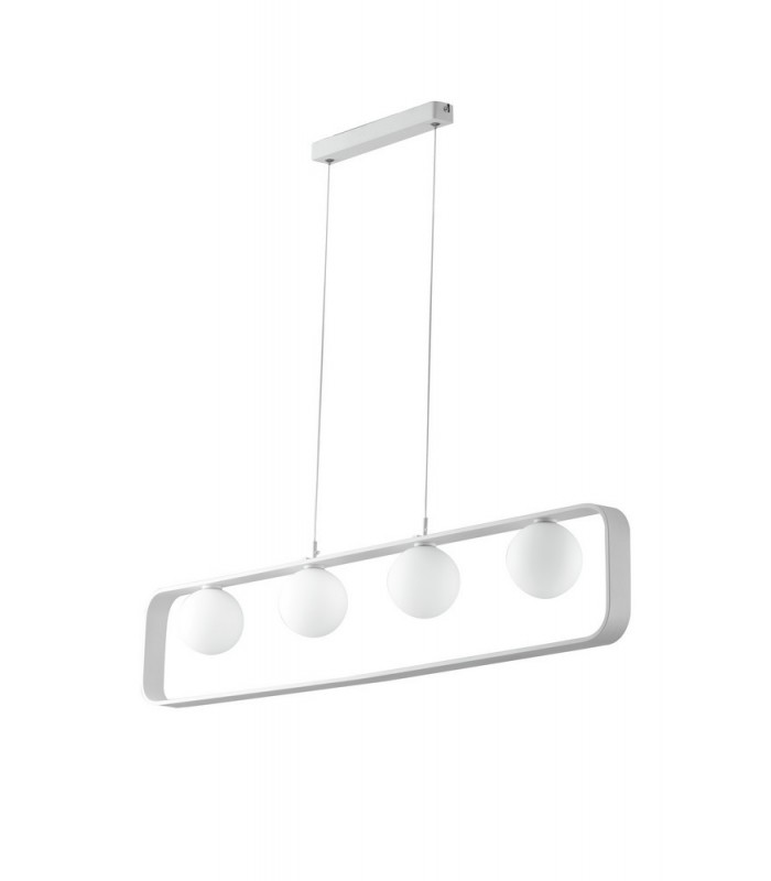 Globe Bar Pendant, White, G9 - 1