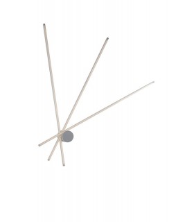 Integrated LED Flush Ceiling Light, White Opal, 4000K - 1