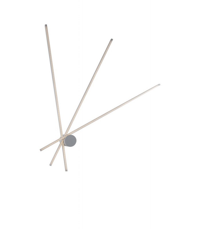 Integrated LED Flush Ceiling Light, White Opal, 4000K - 1
