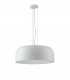 Dome Ceiling Pendant, White, White, E27 - 1