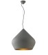 Dome Ceiling Pendant, Grey, Gold, E27 - 1