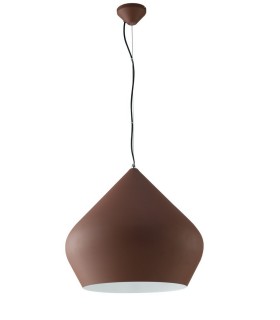 Dome Ceiling Pendant, Corten, White, E27 - 1