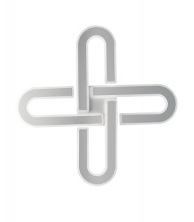 Integrated LED Dimmable Flush Ceiling Pendant, White, 3000- 4000-6000K - 1