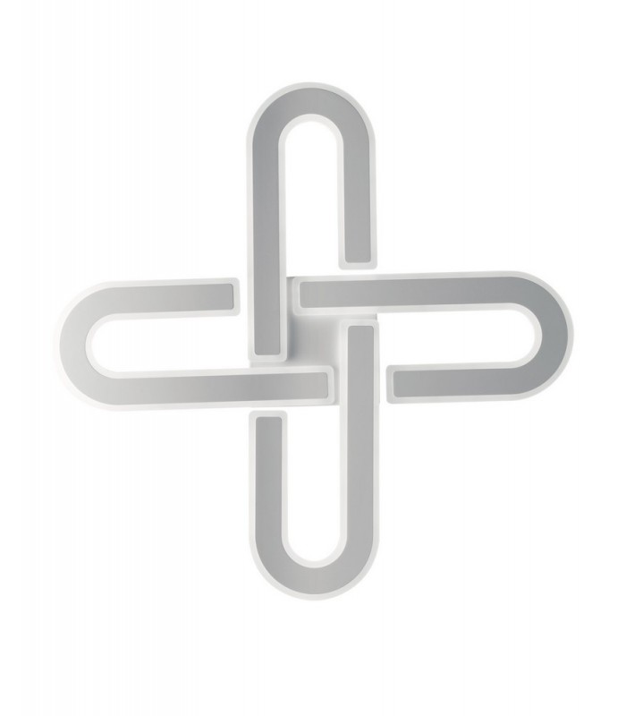 Integrated LED Dimmable Flush Ceiling Pendant, White, 3000- 4000-6000K - 1