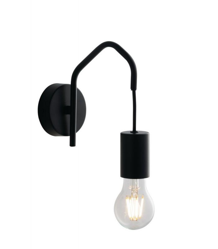 Arch Wall Lamp, Black, E27 - 1