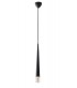 Slim Round Ceiling Pendant, Glass, Black, GU10 - 1