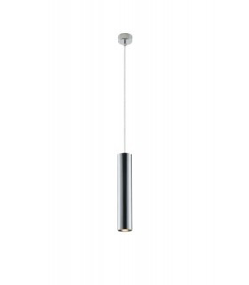 Slim Round Ceiling Pendant, Glass, Chrome, GU10 - 1