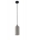 Dome Ceiling Pendant, Light Grey, E27 - 1