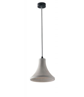 Dome Ceiling Pendant, Light Grey, E27 - 1