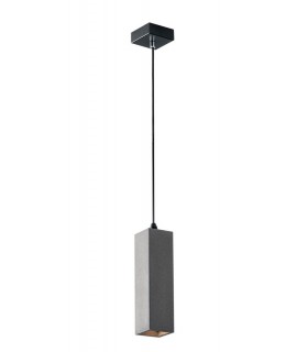 Slim Square Ceiling Pendant, Dark Grey, GU10 - 1