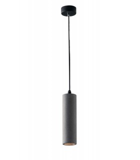 Slim Round Ceiling Pendant, Dark Grey, GU10 - 1