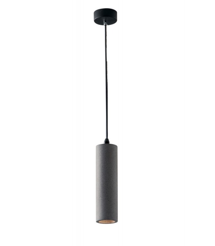 Slim Round Ceiling Pendant, Dark Grey, GU10 - 1