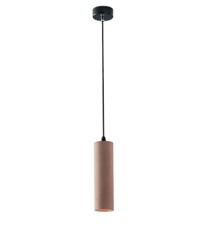 Slim Round Ceiling Pendant, Brick, GU10 - 1