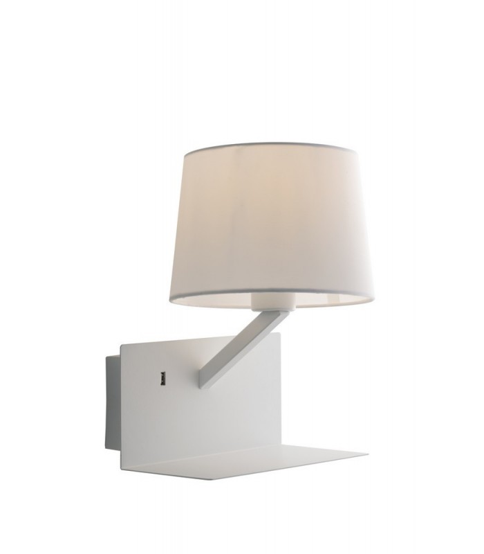 Reading Usb Besdside Lamp Shelf, White, E27 - 1