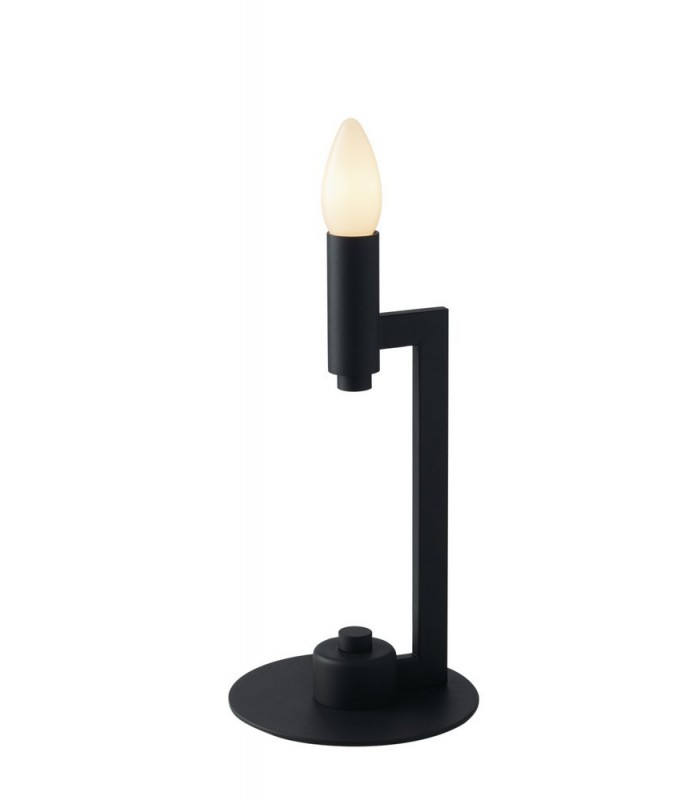 Candle Table Lamp, Slate-Grey, E14 - 1