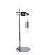 Cable Table Lamp, Chrome, Black, E27 - 1