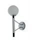 Globe Wall Lamp, Chrome, Opal, White, E14 - 1