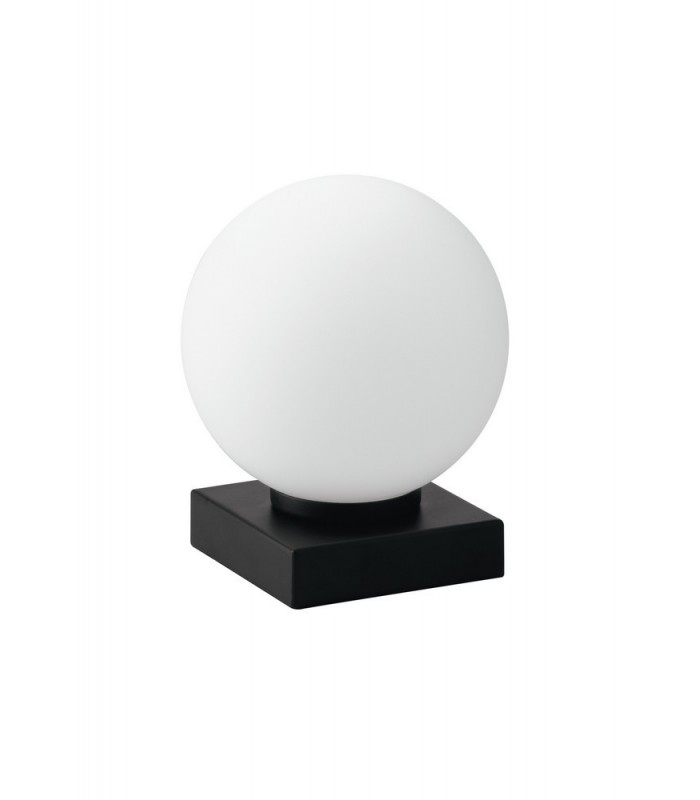 Globe Table Lamp, Black, Opal, E14 - 1