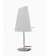 Table Lamp With Shade, Chrome, Opal, E27 - 1