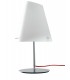 Table Lamp With Shade, Chrome, Opal, E27 - 1