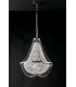 Crystal K9 Chandelier, 45Cm Diameter, Chrome, E14 - 1
