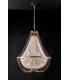 Crystal K9 Chandelier, 60Cm Diameter, Gold, E14 - 1