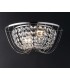 Crystal K9 Flush Wall Light, Chrome, E14 - 1