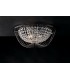 Crystal K9 Flush Ceiling Light, Chrome, E14 - 1
