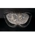 Crystal K9 Flush Ceiling Light, Chrome, E14 - 1