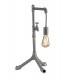 Pipe Effect Tripod Table Lamp, Zinc, E27 - 1
