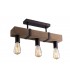 Bar Ceiling Semi Flush Light, Moro, Antique Wooden, E27 - 1