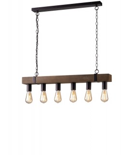 Bar Ceiling Pendant, Moro, Antique Wooden, E27 - 1