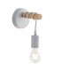 Wall Light, Pine, White, E27 - 1