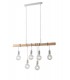 Bar Ceiling Pendant, Pine, White, E27 - 1