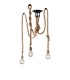 Rope Multi Arm Ceiling Light, Beige, E27 - 1