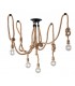 Rope Multi Arm Ceiling Light, Beige, E27 - 1
