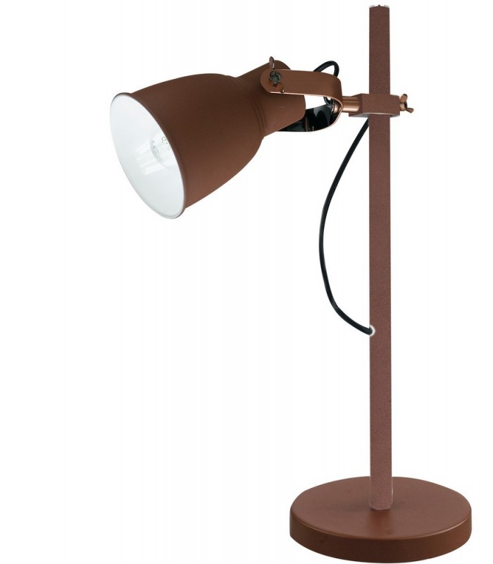 Table Task Lamp, Corten, Copper, White, E27 - 1