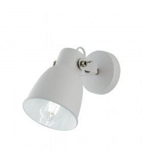 Wall Reading Task Light, White, Nickel, E27 - 1