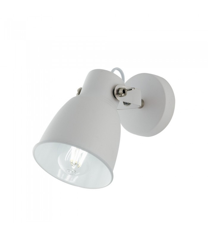 Wall Reading Task Light, White, Nickel, E27 - 1
