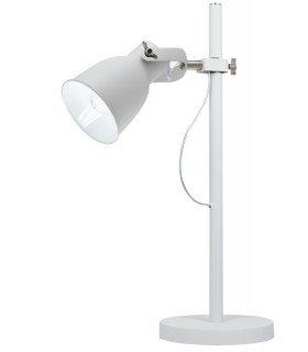 Table Task Lamp, White, Nickel, E27 - 1