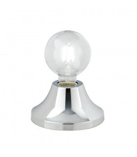 Simple Table Lamp, Chrome, E27 - 1