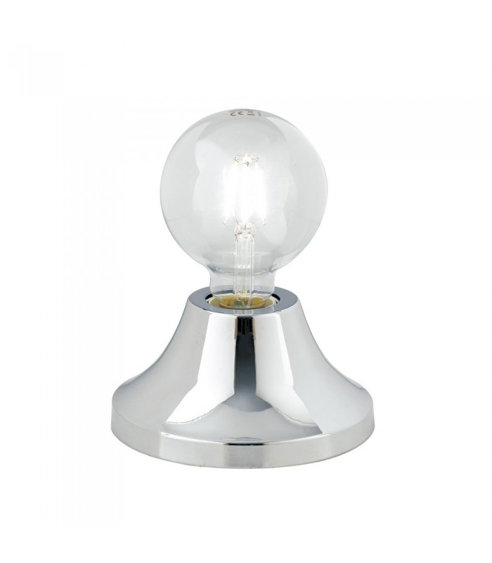 Simple Table Lamp, Chrome, E27 - 1